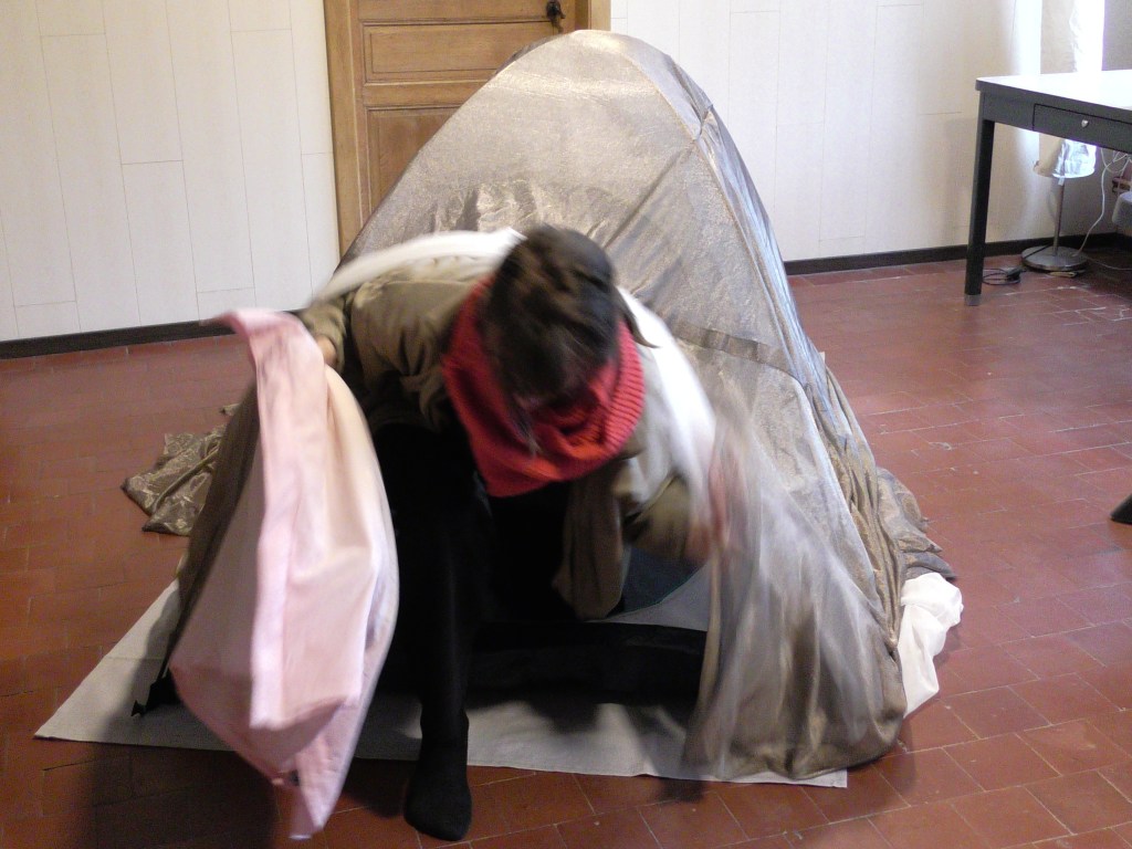 Tente avec Voile Ecran Pro et Silver Tulle
